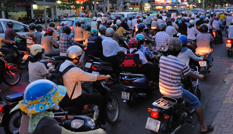 ホーチミンのバイク事情