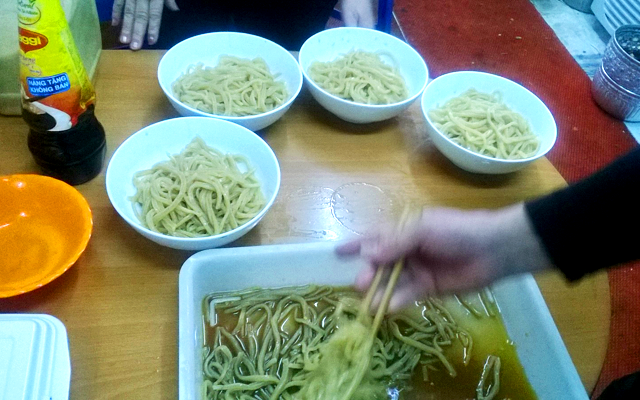 カオラウ麺 つけ麺