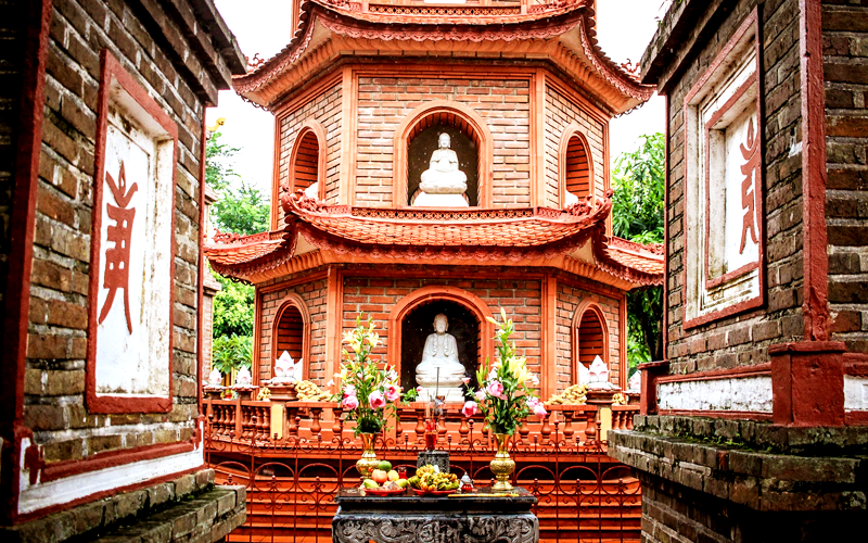 Chua Tran Quoc(鎮国寺)の仏像