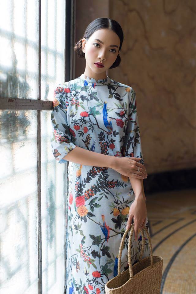 ベトナム オーダーメイド ホルターネックドレス - レディースファッション