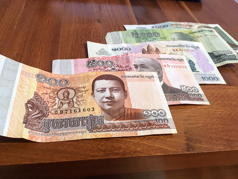 カンボジアの紙幣