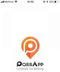 カンボジアのタクシーアプリ（PAss APP）