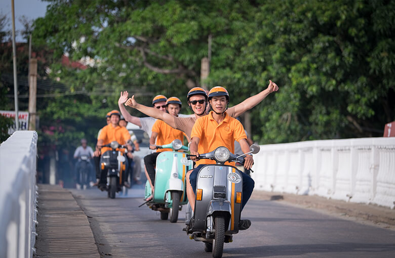 ホイアンおすすめバイクツアーの様子