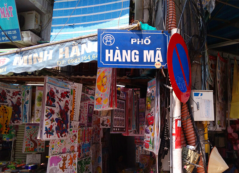 HANG MA通り - ハノイ旧市街の歴史と変遷、見どころ