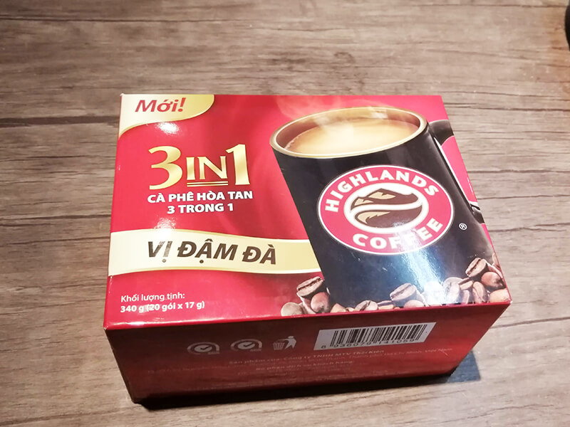 3in1のベトナムコーヒー - ホーチミンのコンビニといえばファミリーマート！