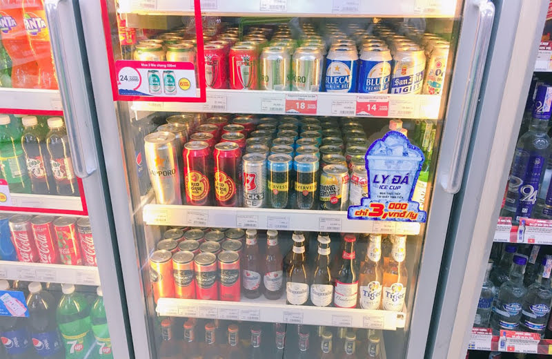 ベトナムといえばビールだが、できるだけ現地で楽しみたい。