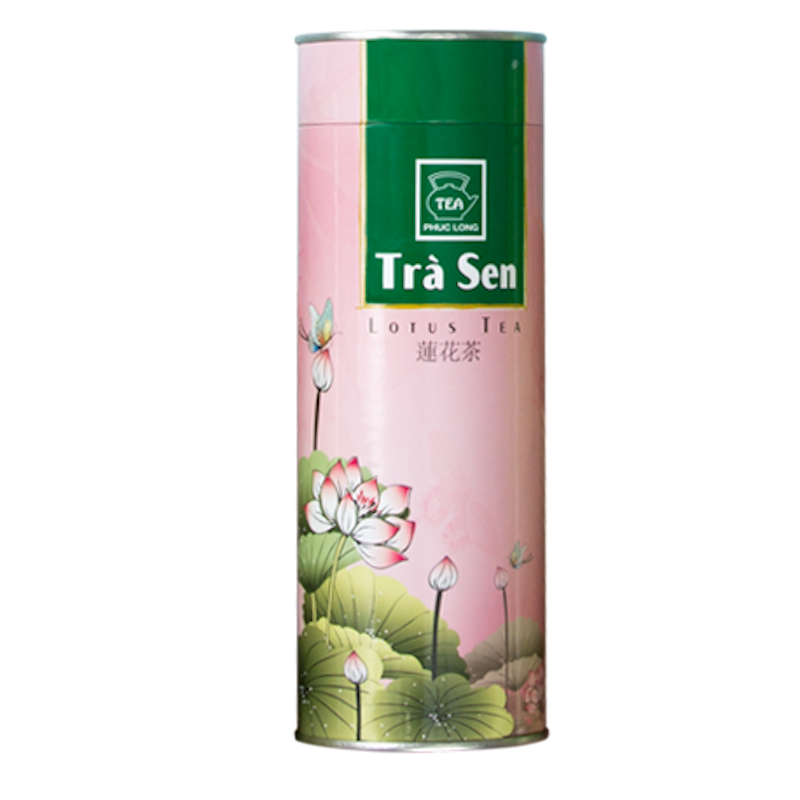 ベトナム茶筒入りのハス茶