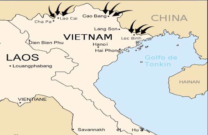 中越戦争　中国軍の侵攻