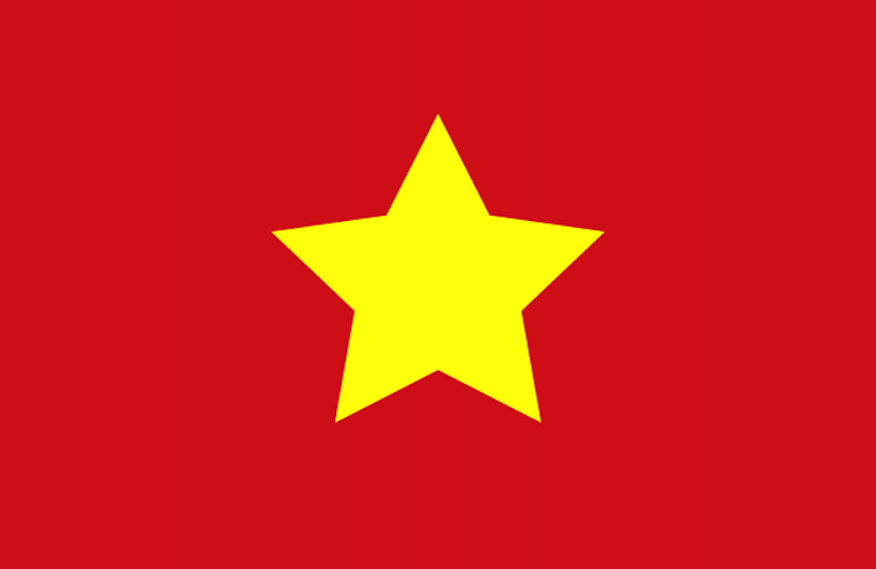 北ベトナムの初代国旗