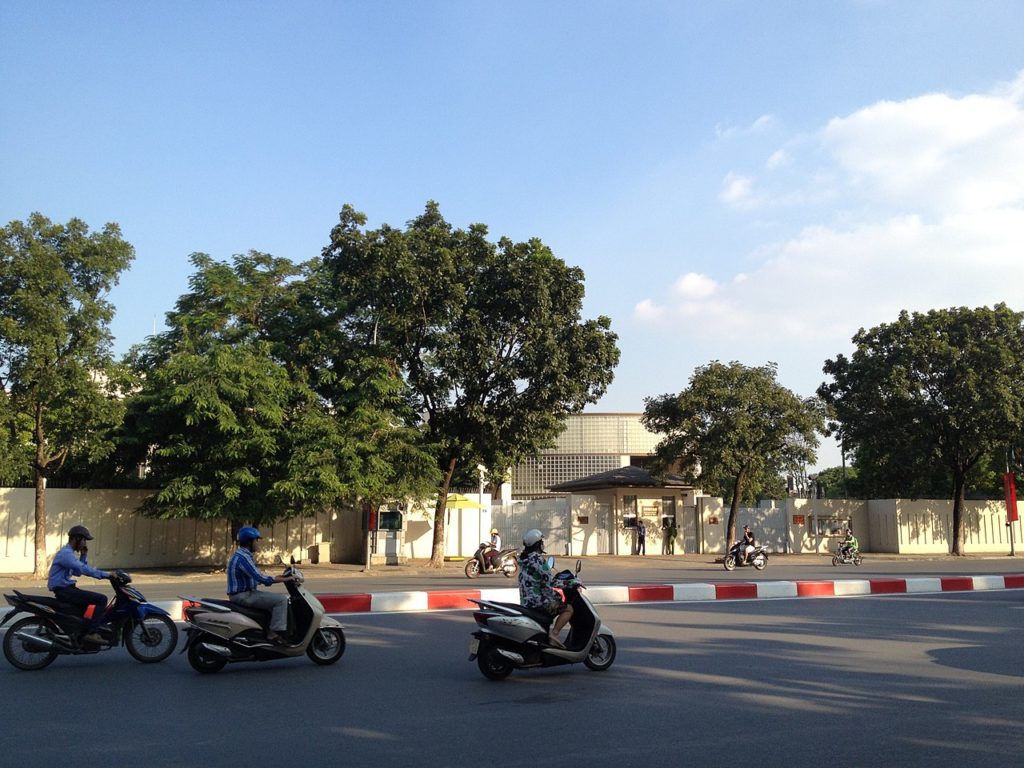 在ベトナム日本国大使館の外観