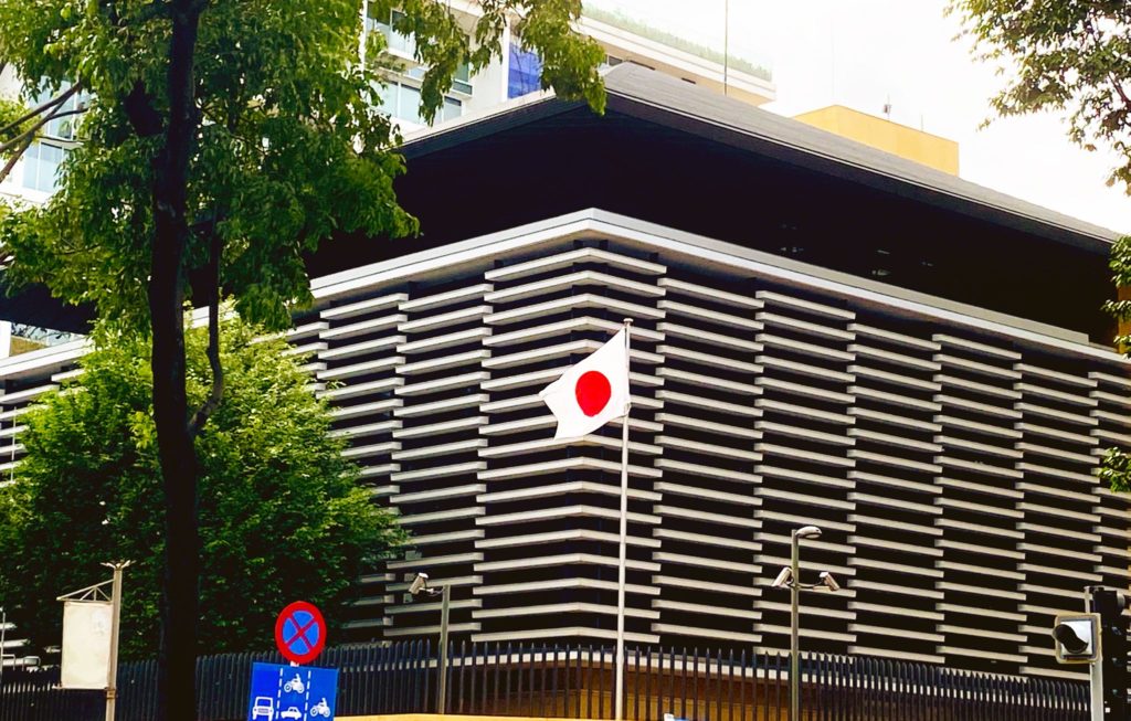 在ホーチミン日本国総領事館の外観