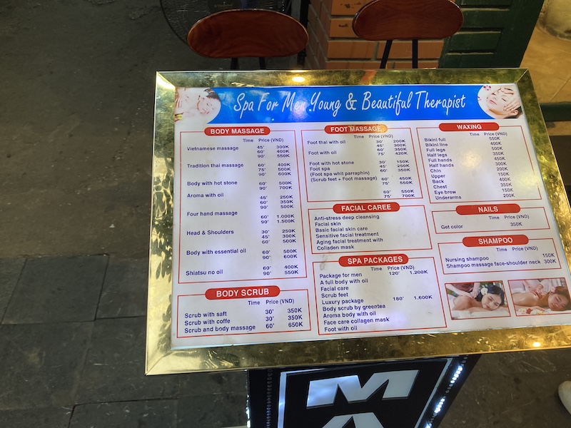 スパ&マッサージ