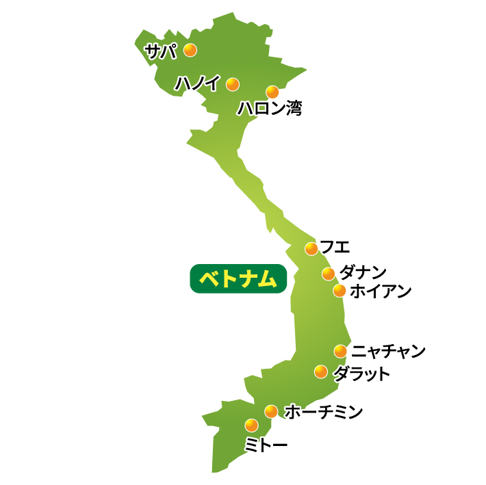 ベトナムのちず