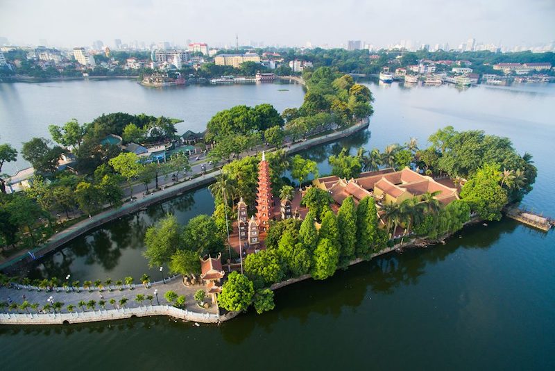 タイ湖(西湖)周辺