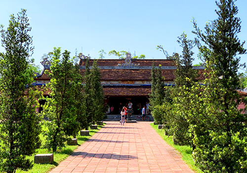ティエンムー寺の風景