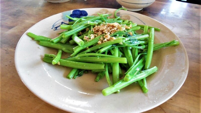 シークレットガーデンのおすすめメニュー ベトナム野菜の炒め物