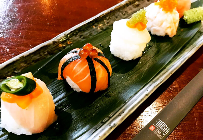 シェムリアップの高級日本食レストランTHE HASHIの小寿司