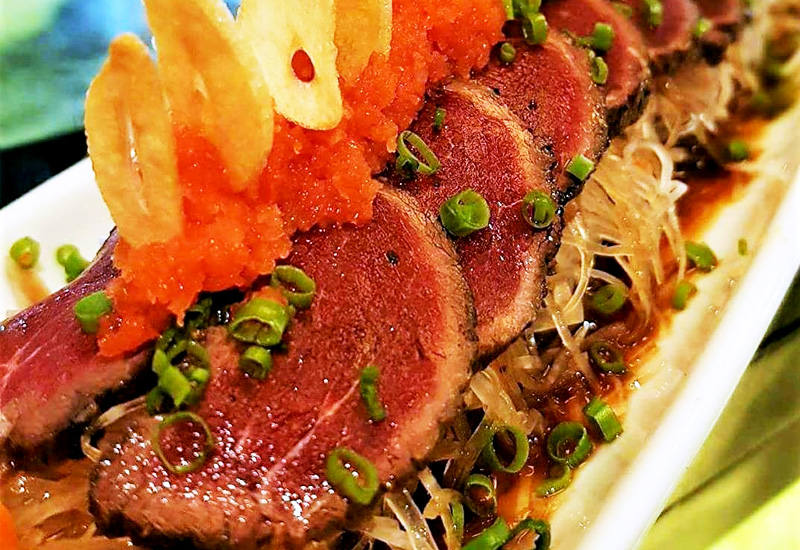 シェムリアップの高級日本食レストランTHE HASHIの炉端焼き