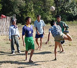 ミャンマーで一番人気のスポーツ『チンロン』