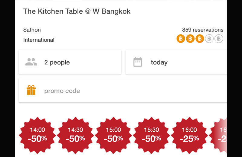 バンコク・レストランをお得に利用！タイで今流行りのアプリ「eatigo」